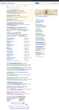 Beispiel-Suchergebnisseite